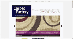 Desktop Screenshot of carpetfactorysouthampton.com